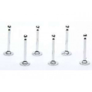 PEGASUS 1:24 - SHOW PIECES STANCHION SET, CHROME - 4 BUCATI/SET