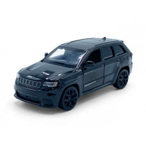 TAYUMO 1:36 - JEEP GRAND CHEROKEE TRACKHAWK, DIAMOND BLACK CRYSTAL PEARLCOAT