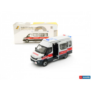 TINY TOYS 1:76 - IVECO DAILY POLICE PATROL CAR, WHITE/RED #21