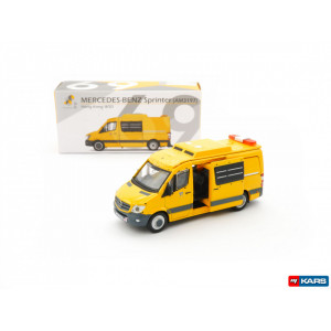 TINY TOYS 1:76 - MERCEDES BENZ SPRINTER FL WSD (AM3197), YELLOW #69