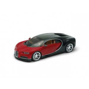WELLY 1:24 - BUGATTI CHIRON 2017, RED/BLACK