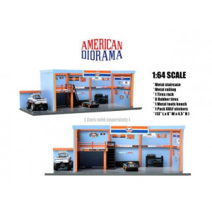 AMERICAN DIORAMA 1:64 - GULF GARAGE DIORAMA