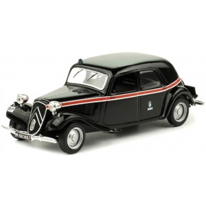 ATLAS 1:43 - CITROEN TRACTION AVANT MADRID TAXI 1955, BLACK