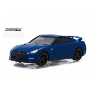 GREENLIGHT 1:64 - NISSAN GT-R R35 2014, 'MUSCLE SERIES 17', BLUE