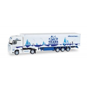 HERPA 1:160 - Mercedes Benz Actros Gigaspace box semitrailer "Trio-Trans"