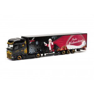 HERPA 1:87 - DAF XG+ 15 meter Lowliner semitrailer "Herpa Christmas Truck 2023"