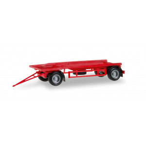 HERPA 1:87 - Trailer roll-off trough red, 2a