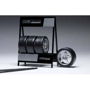 IXO 1:18 - SET 4 WHEELS OZ CRONO SILVER