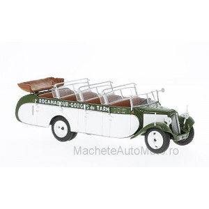 MAGAZINE MODELS 1:43 - CITROEN T23RU CHASSAING, OLIVEE/WHITE WITHOUT SHOWCASE