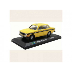 MAGAZINE MODELS 1:43 - VOLVO 144 1970 *STOCKHOLM TAXI*, YELLOW