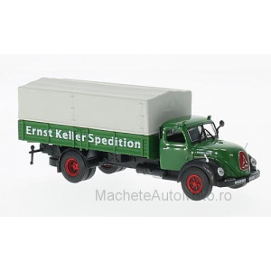 MAGAZINE MODELS 1:72 - MAGIRUS DEUTZ MERCUR, ERNST KELLER TRANSPORT WITHOUT SHOWCASE