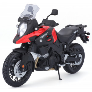 MAISTO 1:12 - SUZUKI V-STORM, RED/BLACK