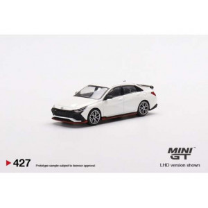 MINI GT 1:64 - HYUNDAI ELANTRA N, CERAMIC WHITE