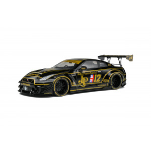 SOLIDO 1:18 - NISSAN SKYLINE GT-R (R35) N.12 W/BODY KIT TYPE JPS 2022 BLACK