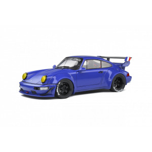 SOLIDO 1:18 - PORSCHE RWB BODY KIT 964 2017 CHAMPAGNE BLUE