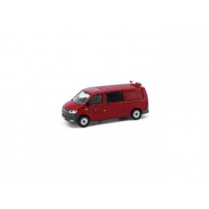 TINY TOYS 1:64 - VOLKSWAGEN T6 TRANSPORTER HKFSD, RED #59