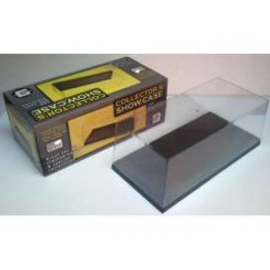 TRIPLE 9 1:24 - SHOW CASE (CARS NOT INCLUDED). THE ACTUAL SIZE: 27.0CM(L) X 12.5CM(W) X 11.2CM(H). BLACK BASE
