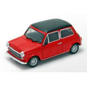 WELLY 1:24 - MINI COOPER 1300, RED WITH BLACK ROOF