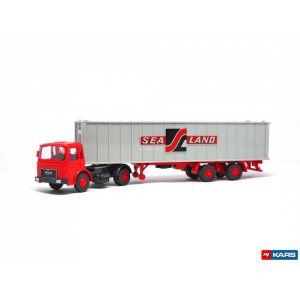 WIKING 1:87 - MAN CONTAINERSATTELZUG 'SEALAND' 1967, RED/WHITE