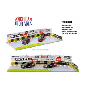 AMERICAN DIORAMA 1:64 - NISMO RACETRACK DIORAMA