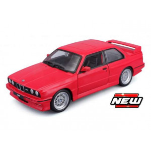 BBURAGO 1:24 - BMW M3 (E30) 1988, RED