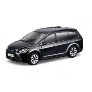 BBURAGO 1:43 - FORD FOCUS COMBI, BLACK