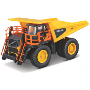 BBURAGO 1:60 - VOLVO R1000E RIGID HAULER, YELLOW