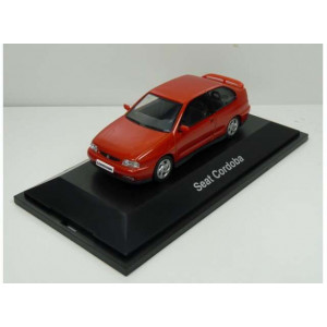 DEALER MODEL 1:43 - SEAT CORDOBA *IN SEAT DEALER PACKAGING*, RED
