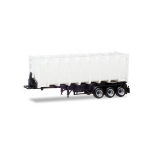 HERPA 1:87 - 30ft. container trailer, Chassis black