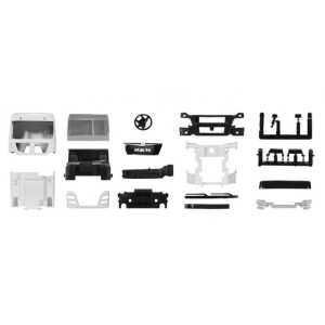 HERPA 1:87 - Driver's cabin MAN TGX XLX Euro 6 without side skirting and roof spoiler Content: 2 pcs.