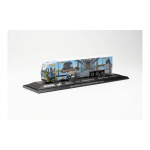HERPA 1:87 - Mercedes-Benz Actros `18 refrigerated box semitrailer „Herpa Weltgeschichte Nr. 3.2, Schumacher“ (Nordrhein-Westfalen/Würselen)