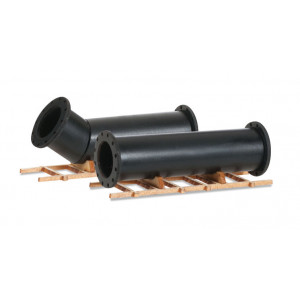 HERPA 1:87 - New type! Accessories Pipes on a pallet; one straight, one angled