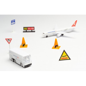 HERPA (AVIATION TOYS) - Playset Turkish Airlines