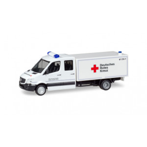 HERPA1:87 - Mercedes-Benz Sprinter double cabin with box "DRK Staufen"