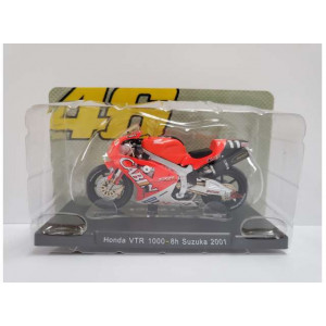 MAGAZINE MODELS 1:18 - HONDA VTR 1000 2001 *VALENTINO ROSSI #46 COLLECTION*