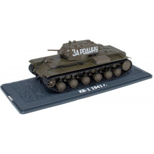 MAGAZINE MODELS 1:43 - KV-1 - KLIMENT VOROSILOV 1 (KB-1 1941) - TANK COLLECTION