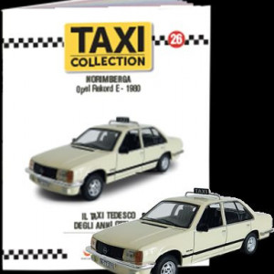 MAGAZINE MODELS 1:43 - OPEL REKORD E - NUREMBERG 1980, TAXI OF THE WORLD - CENTAURIA