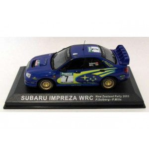 MAGAZINE MODELS 1:43 - SUBARU IMPREZA 2003 WRC #7 NEW ZEALAND RALLY P. SOLBERG/ P. MILLS