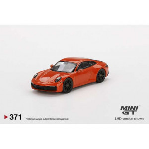 MINI GT 1:64 - PORSCHE 911 (992) CARRERA 4S, LAVA ORANGE