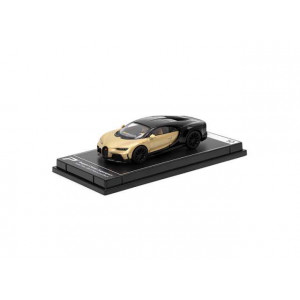 POSTER CARS 1:64 - BUGATTI CHIRON SUPERSPORT *HYPECAR LEAGUE COLLECTION SERIES*, GOLD/BLACK