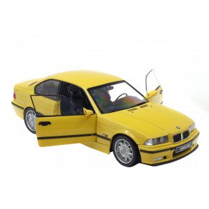 SOLIDO 1:18 - BMW E36 M3 COUPE 1994 YELLOW DAKAR