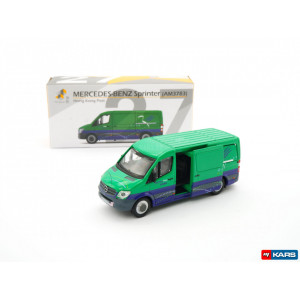 TINY TOYS 1:76 - MERCEDES-BENZ SPRINTER POST OFFICE, GREEN/BLUE #27