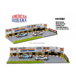 AMERICAN DIORAMA 1:64 - GULF RACETRACK DIORAMA