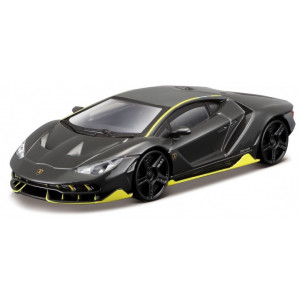 BBURAGO 1:43 - LAMBORGHINI CENTENARIO LP 770-4 2016, BLACK/YELLOW