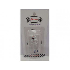 CARTRIX 1:43 - MARIO ANDRETTI 1978 *RESIN SERIES*, WHITE