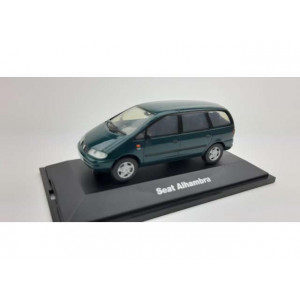 DEALER MODEL 1:43 - SEAT ALHAMBRA I (1996/2010) *IN SEAT DEALER PACKAGING*, GREEN