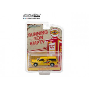 GREENLIGHT 1:64 - 2014 RAM 1500 WITH CAMPER SHELL 'PENNZOIL NOT JUST OIL, PENNZOIL', RUNNING ON EMPTY SERIES 5, YELLOW