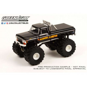 GREENLIGHT 1:64 - FORD F-250 1979 MONSTER TRUCK PA. MOUNTAIN MONSTER *KINGS OF CRUNCH SERIES 10*, BLACK