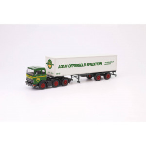 HERPA 1:87 - MB LPS 2032 container semitrailer "Spedition Offergeld" (North Rhine Westphalia/Würselen)