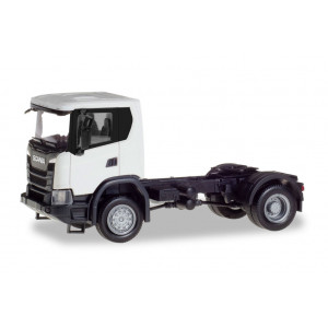 HERPA 1:87 - SCANIA CG 17 4X4 RIGID TRACTOR, WHITE
